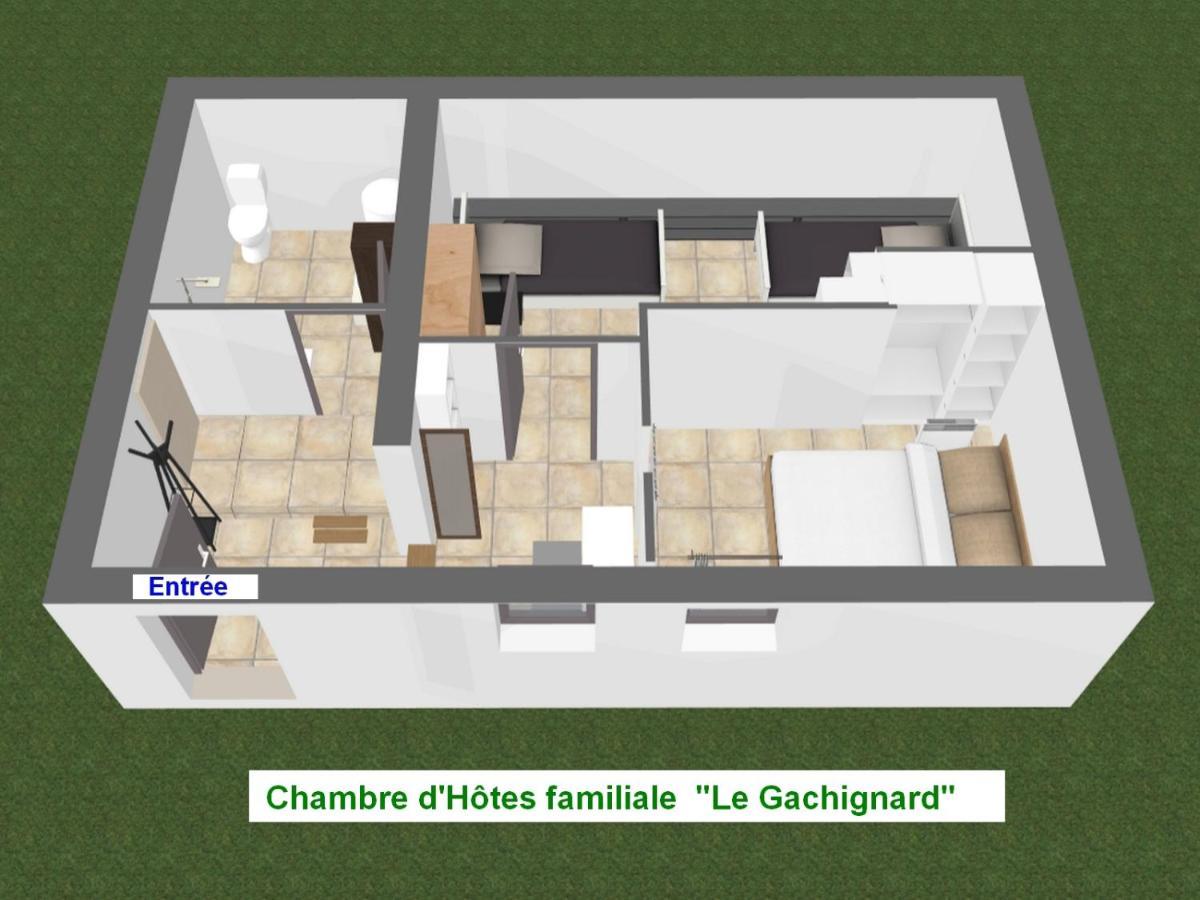 Chambre D'Hotes Le Gachignard Courlay Exterior foto